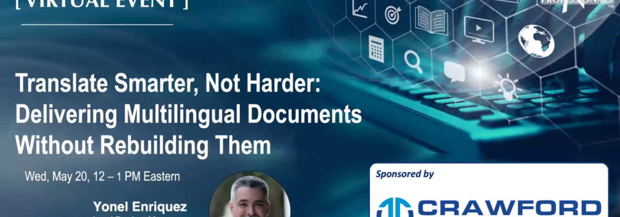 Translate Smarter, Not Harder: Delivering Multilingual Documents Without Rebuilding Them